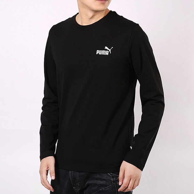 PUMA Classical Logo Sports Long Sleeve TEE Black 851772-01
