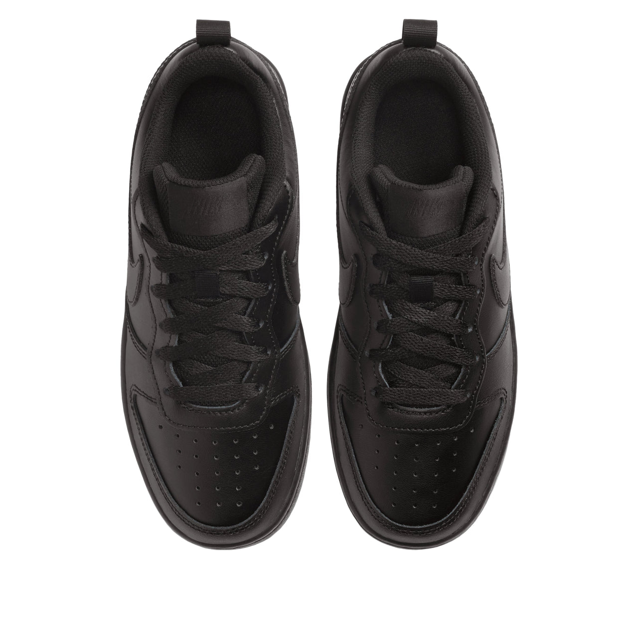 (GS) Nike Court Borough Low 2 'Triple Black' BQ5448-001