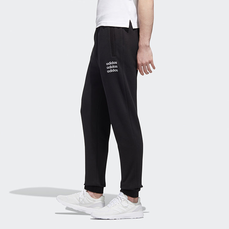 adidas neo M C TP Bundle Feet Sports Long Pants Black GJ8932