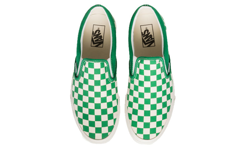 Vans Classic Slip-On 'Nextor Checkerboard - Jolly Green' VN0A38F7PVC