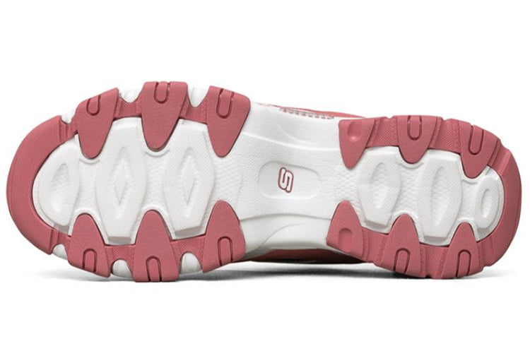 (WMNS) Skechers D'lites 2.0 Running Shoes White/Black/Pink 66666324-PKMT
