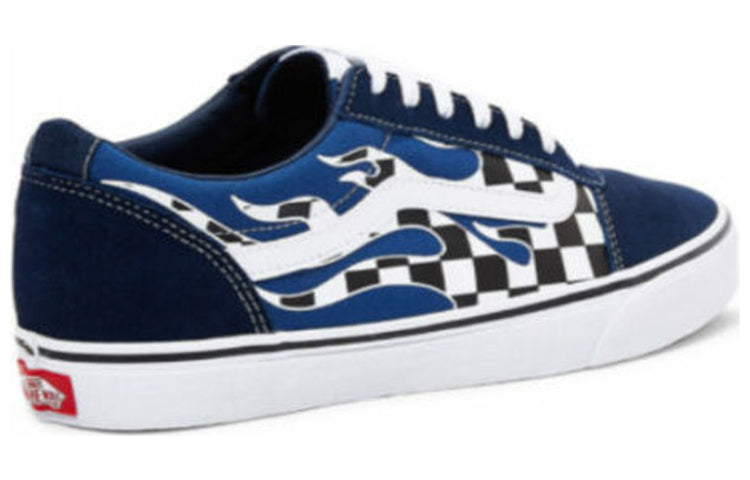 Vans Ward Classic Low Tops Casual Skateboarding Shoes Unisex Black Blue VN0A36EMWD6