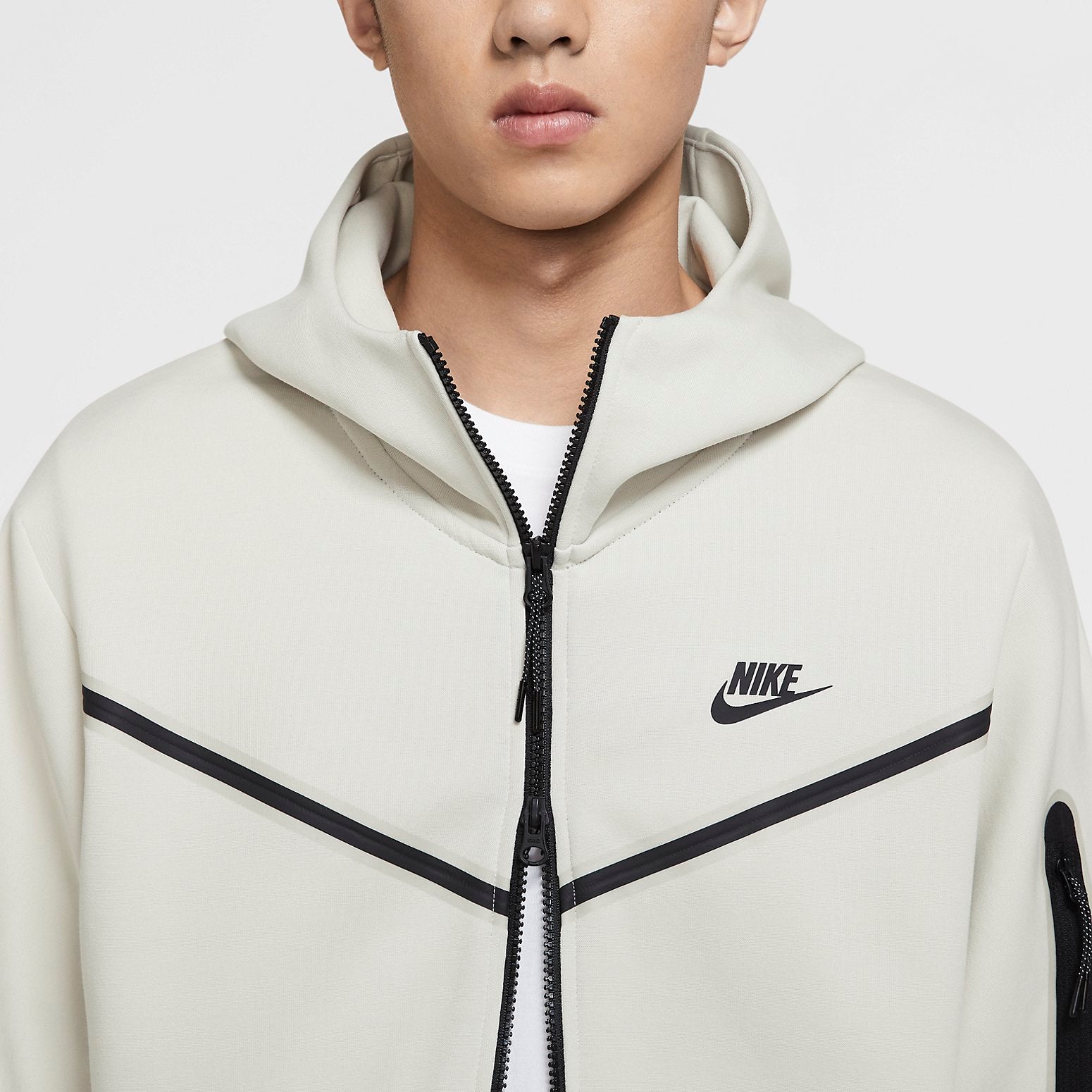 Nike Sportswear Tech Fleece Full-Zip Hoodie 'Phantom' CU4489-072