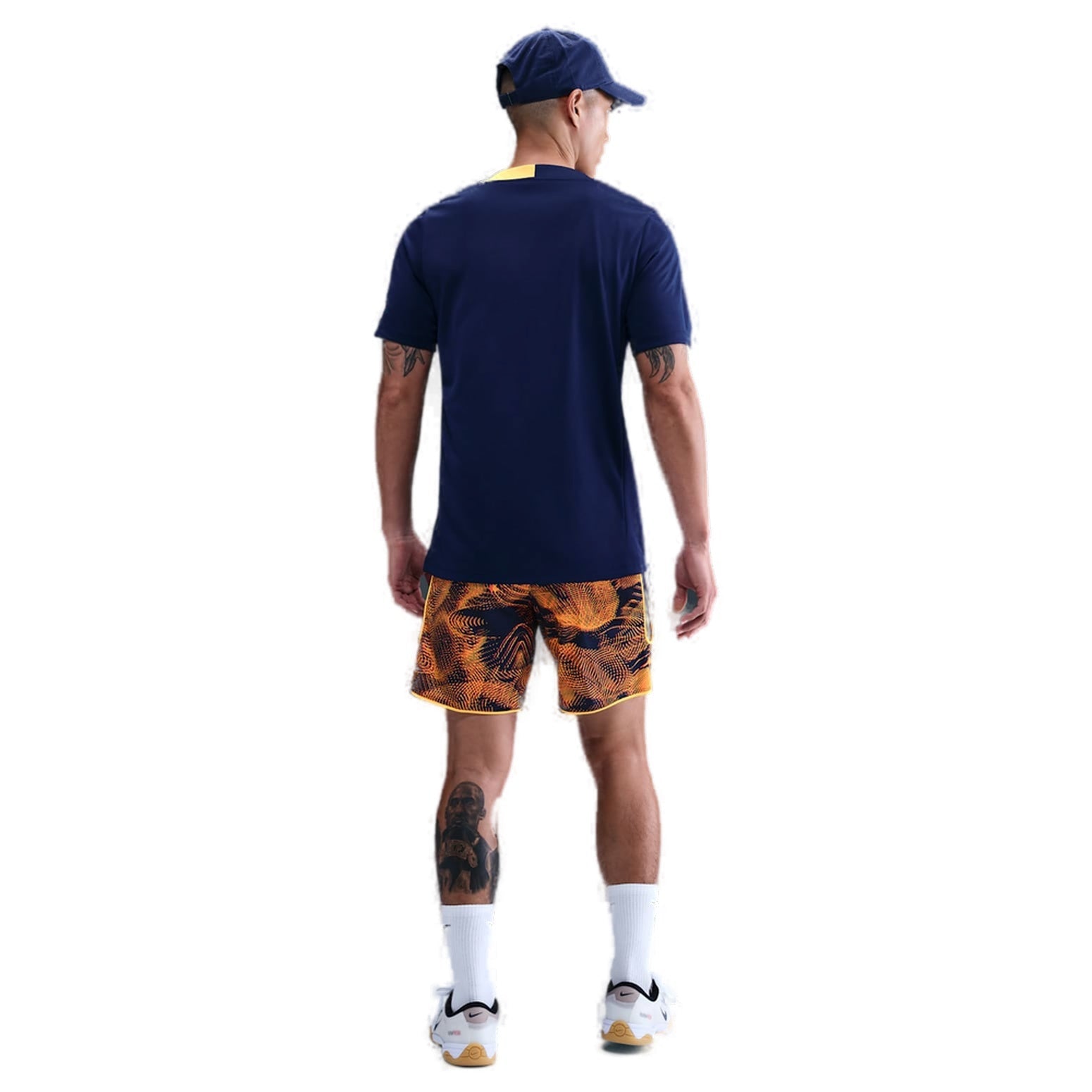 Nike Academy+ Dri-Fit Soccer Shorts 'Laser Orange Blue Void' HV1827-494