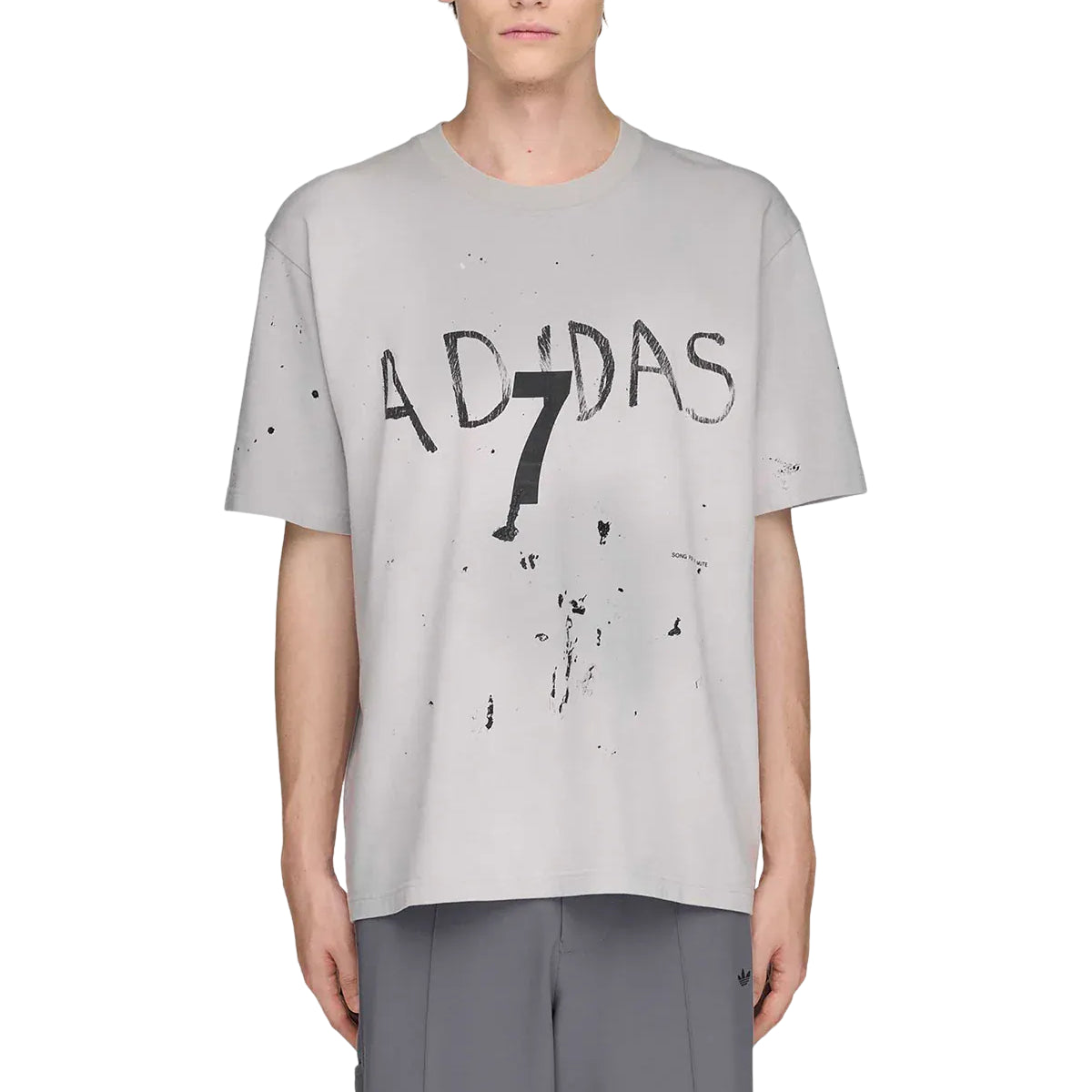 adidas x SFTM 007 Short-Sleeve T-Shirt Asia Sizing 'Grey Two' KS1342