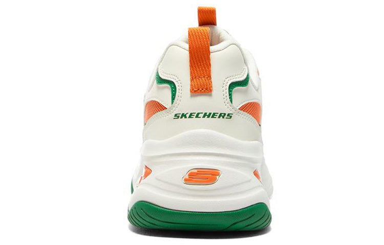 (WMNS) Skechers D'lites 4.0 'White Green' 896130-NTMT