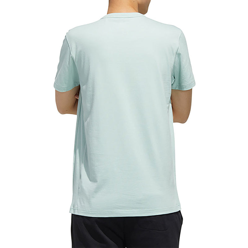 adidas neo M C+ TEE Sports Round Neck Short Sleeve Green FP7463