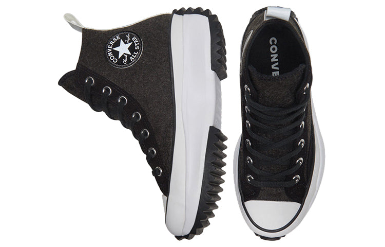 Converse Run Star Hike High 'Black Ice - Black Silver' 169437C