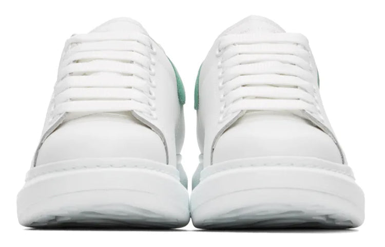 (WMNS) Alexander McQueen Low-Top Larry Sneakers 'White Green' 553770WHGP79462