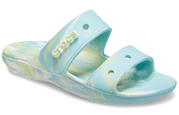 Crocs Classic Casual Fashion Unisex Blue Green Slippers 'Blue Green' 207701-4SU