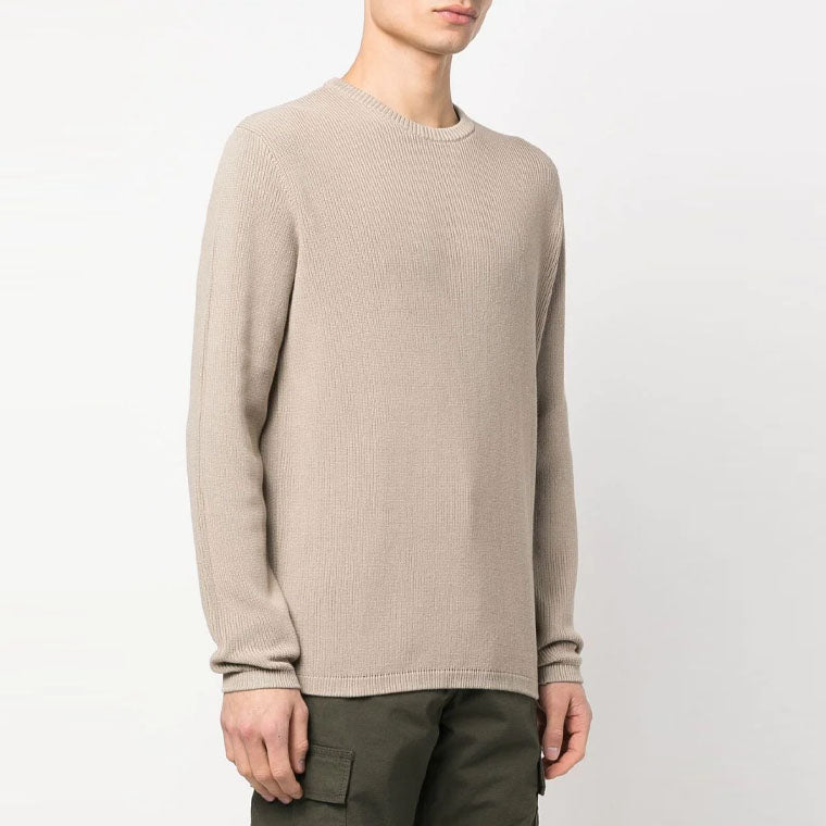 STONE ISLAND Logo Patch Knitted Jumper 'Tan' 7815507D8-V0092