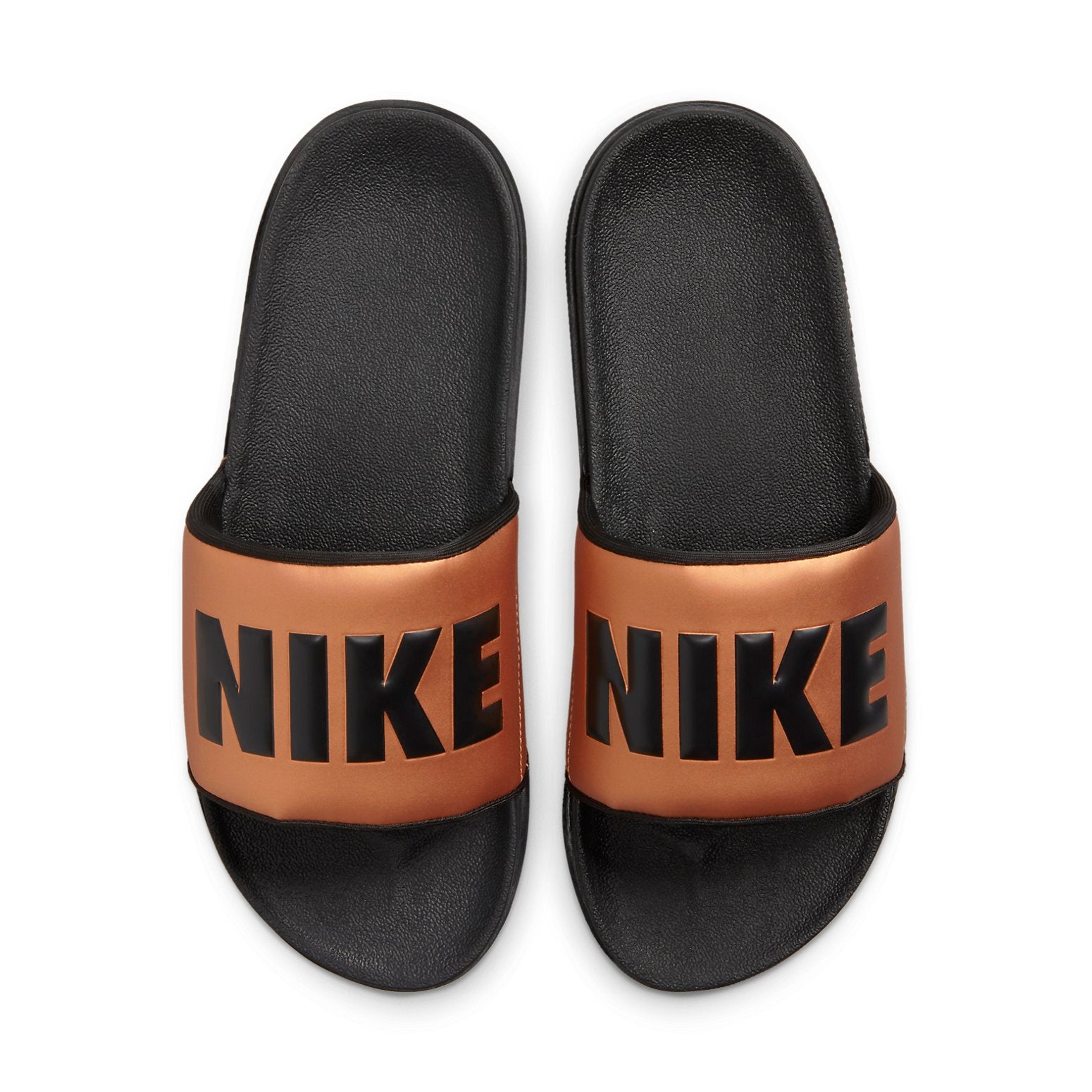 (WMNS) Nike OffCourt Slide 'Metallic Copper' BQ4632-800