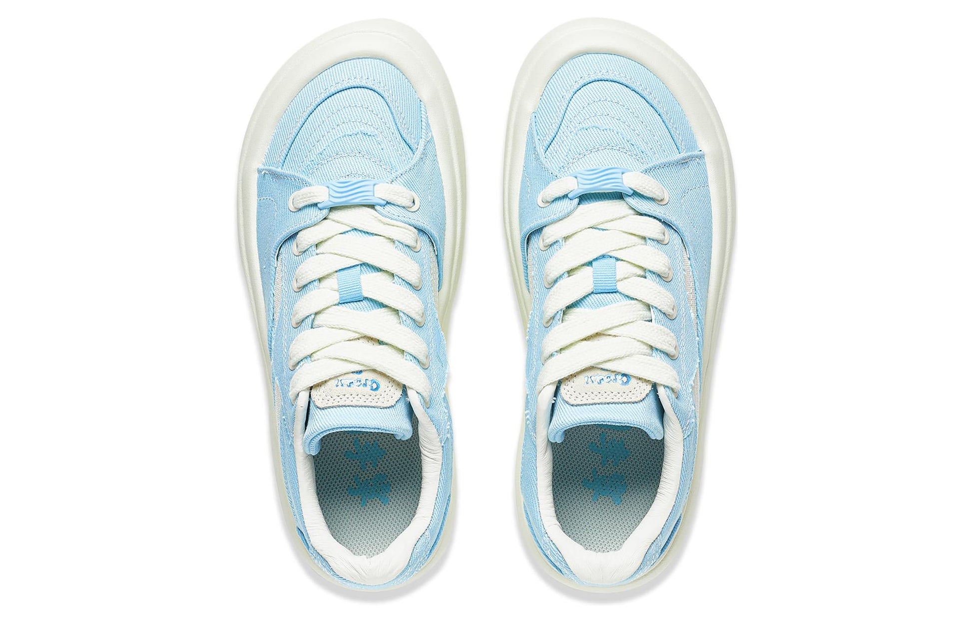 (WMNS) Li-Ning Puff Platform 'Sky Blue Beige' AZGT026-6