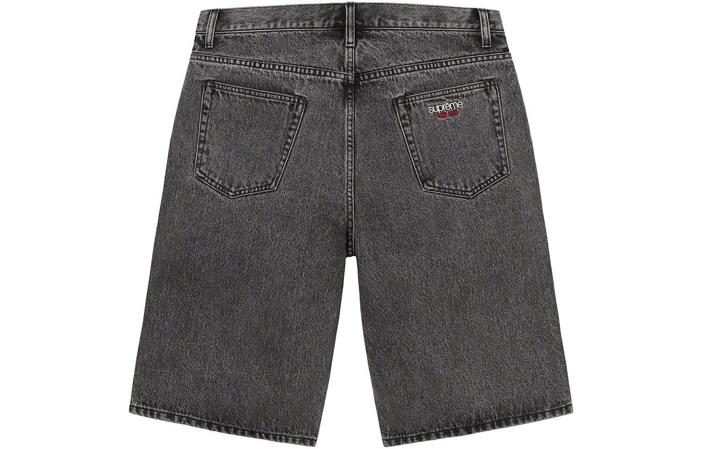 Supreme SS23 Week8 Baggy Denim Shorts 'Black' SUP-SS23-157