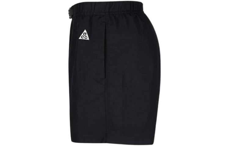 Nike ACG Alphabet Solid Color Breathable Casual Shorts Black CZ6704-013