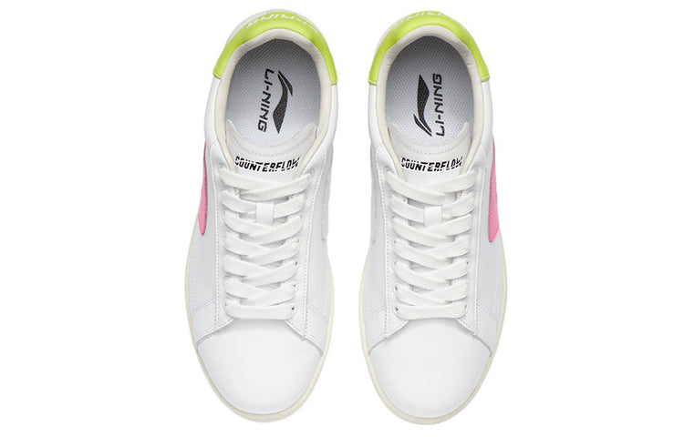 (WMNS) Li-Ning Countflow XueYue 'White Neon Pink' AGCR456-1