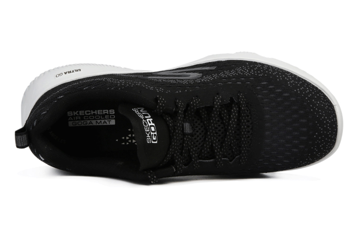 (WMNS) Skechers Go Run Focus 'Black Gray' 128023-BKGY