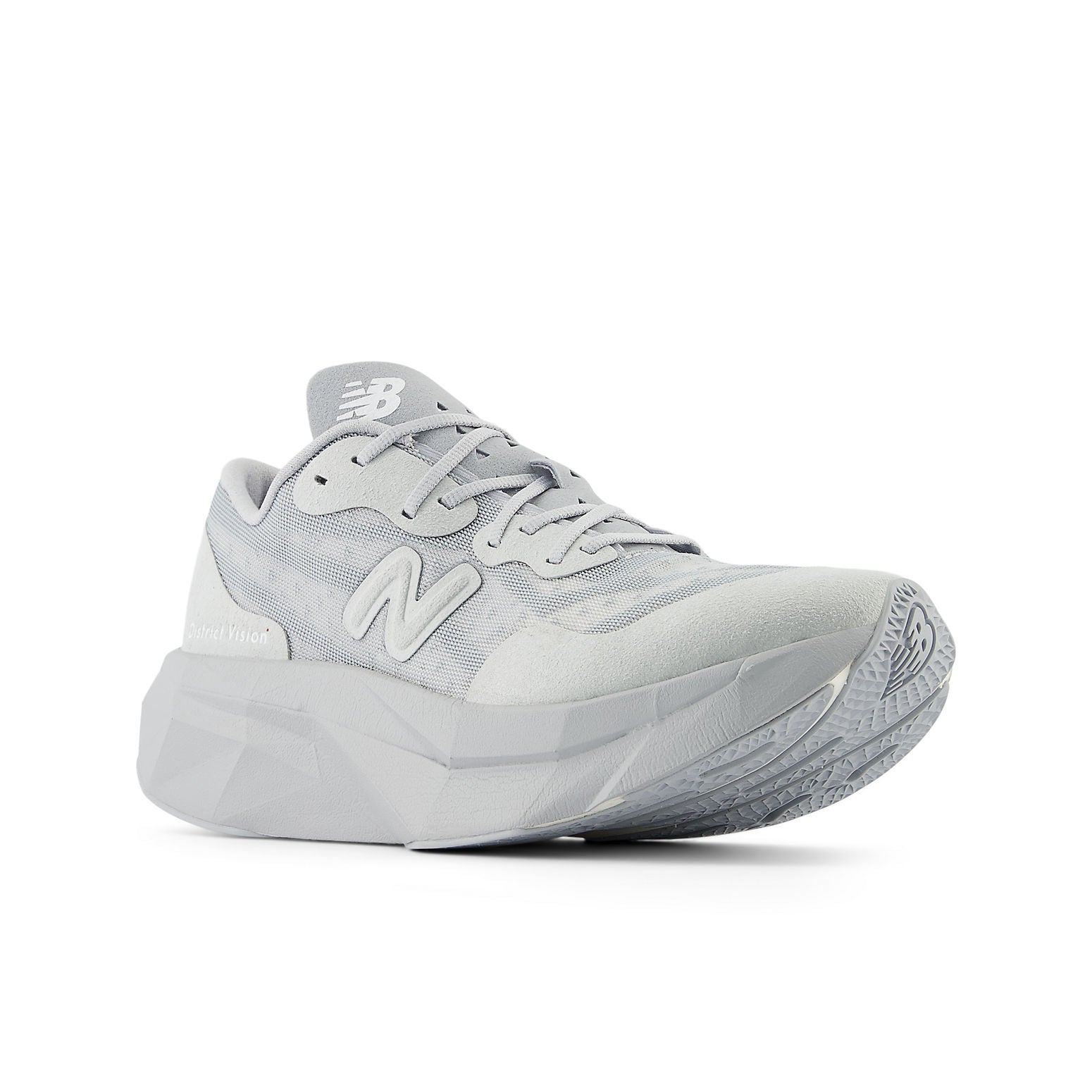 (WMNS) New Balance x District Vision FuelCell SuperComp Elite v4 'Aluminum Grey' WRCELVD4