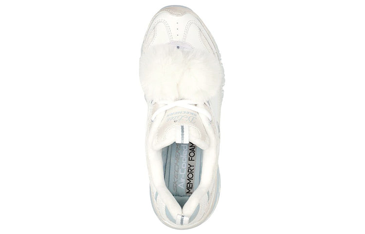 (WMNS) Skechers D'Lites Crystal-Let It Snow 'White Light Blue' 149258-WLB