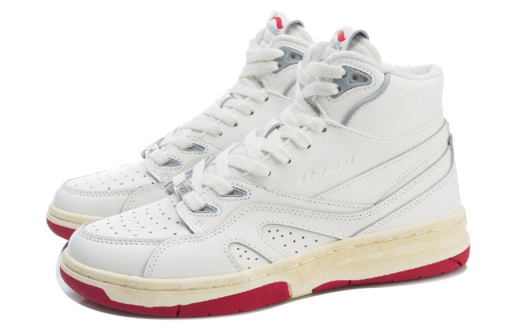 (WMNS) Li-Ning 937 Deluxe SP Hi 'White Red' AGBR026-1
