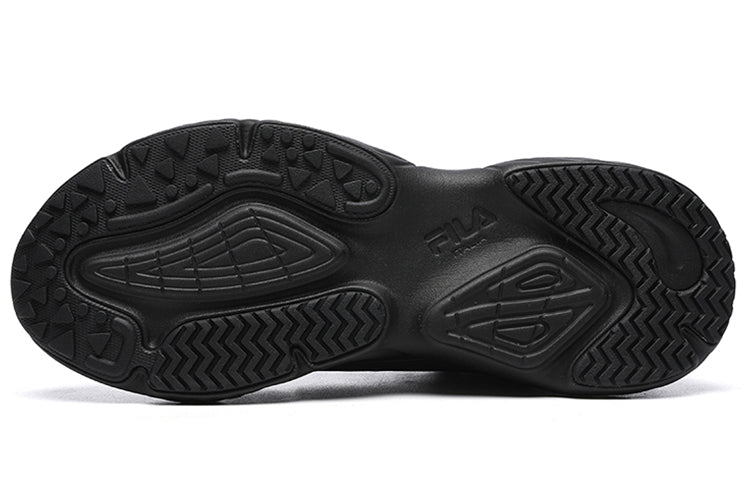(WMNS) FILA FUSION Conch Sneakers 'Black' T12M217303FBS