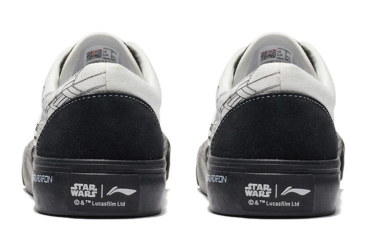 (WMNS) Li-Ning x Star Wars Skateboarding Low 'Creamwhite Black' AGCS202-2