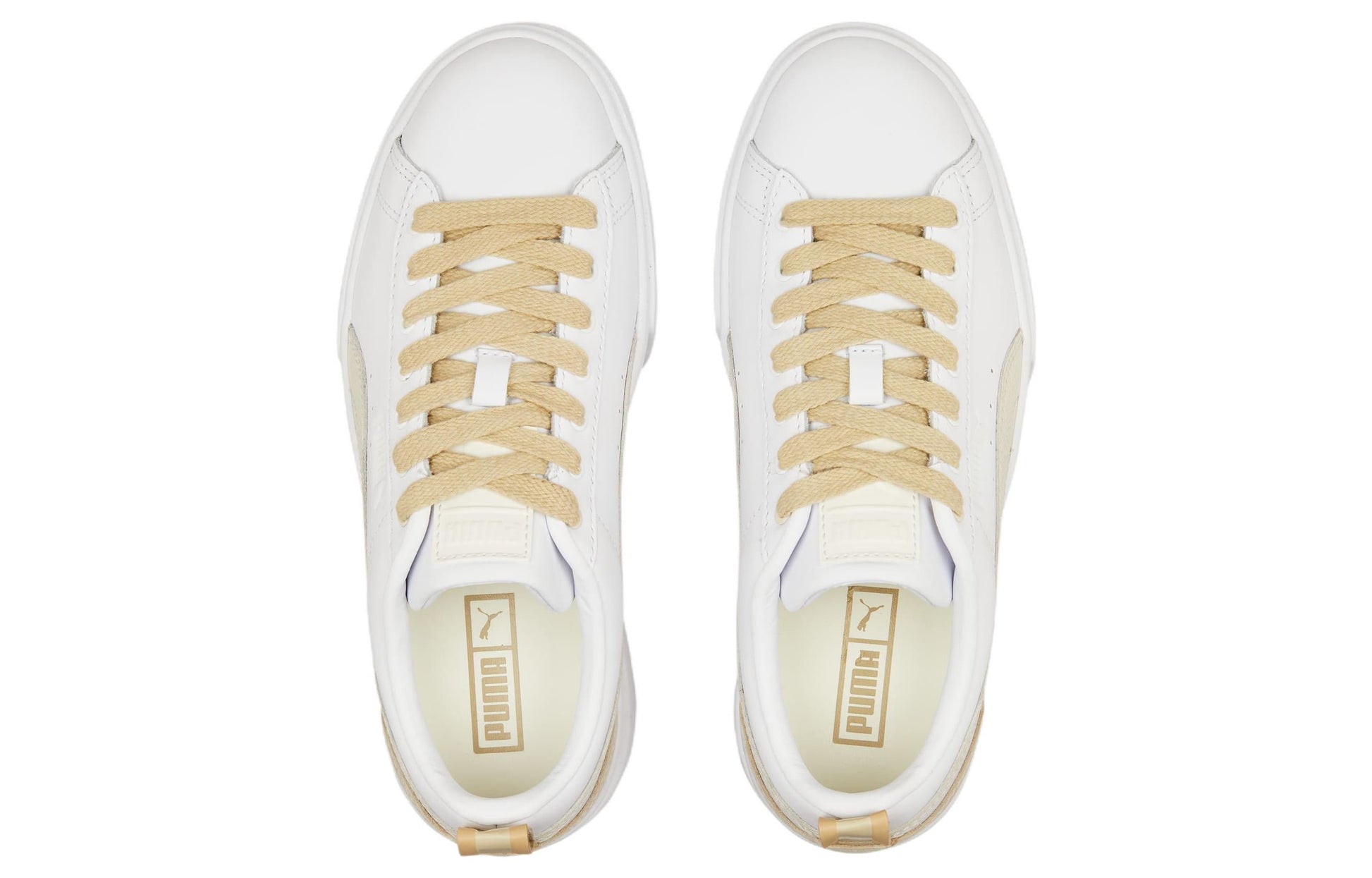 (WMNS) PUMA Mayze Luxe 'White Pale Khaki' 383995-06