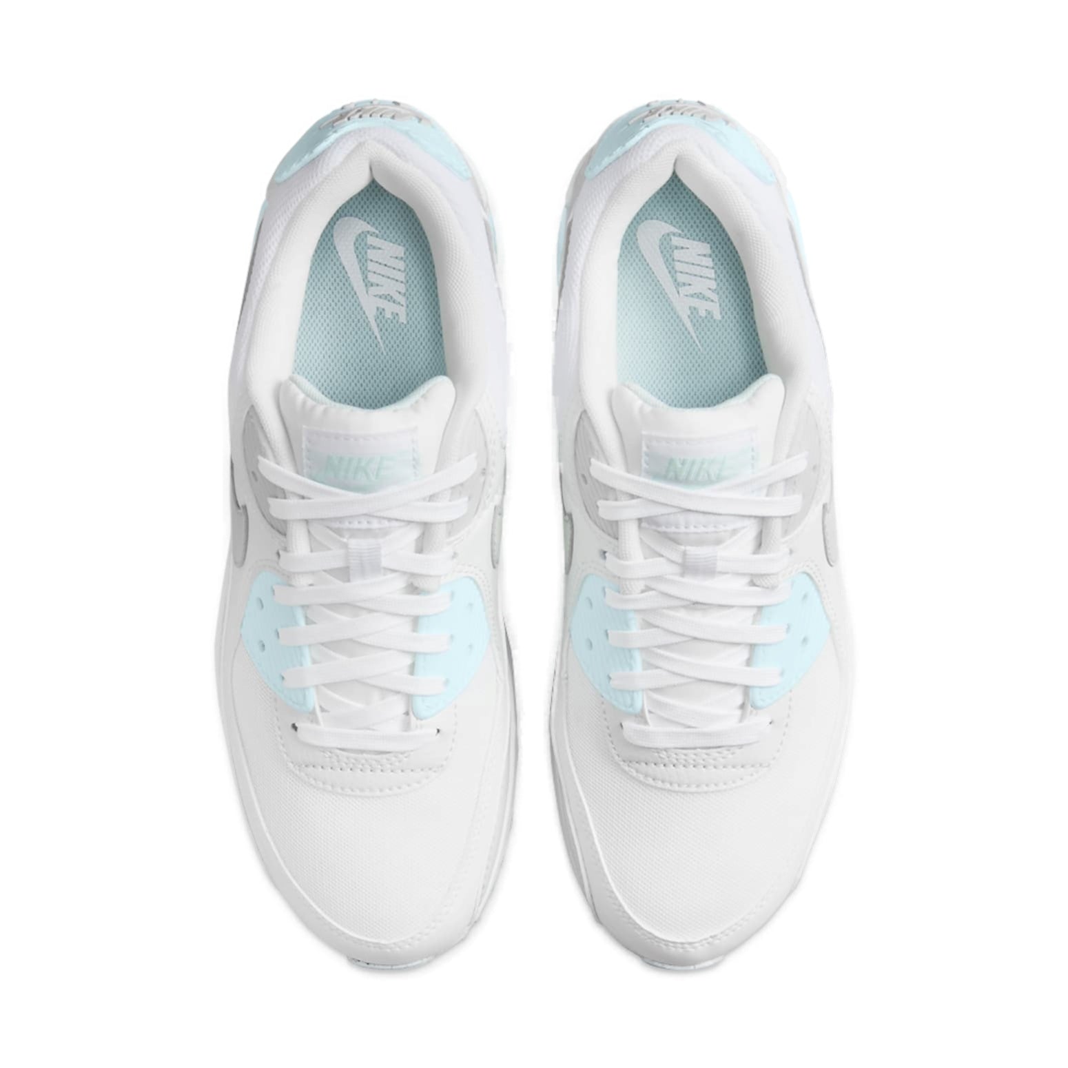 (WMNS) Nike Air Max 90 'White Glacier Blue' DH8010-104