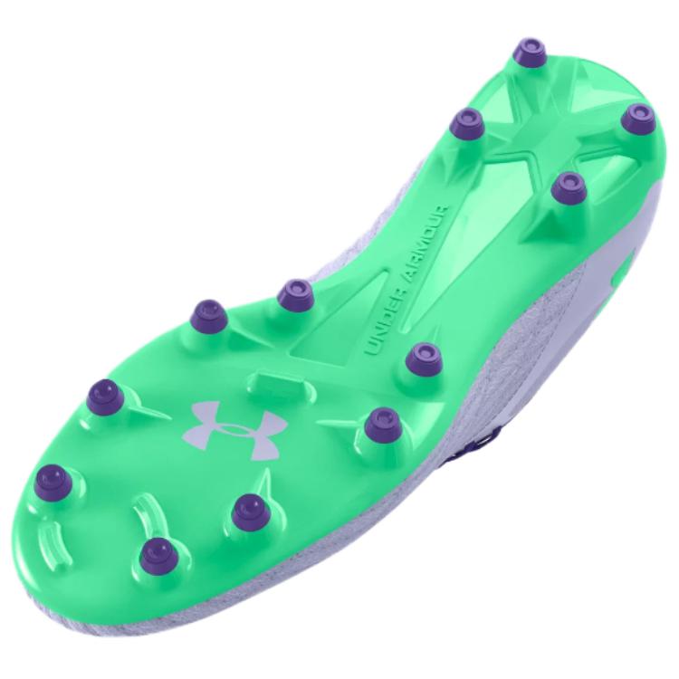 Under Armour Magnetico Select 3 FG Soccer Cleats 'Purple Green' 3027039-501