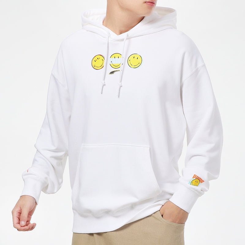 PUMA x SMILEY Crossover Printing Casual Sports Unisex White Pullover 532909-02