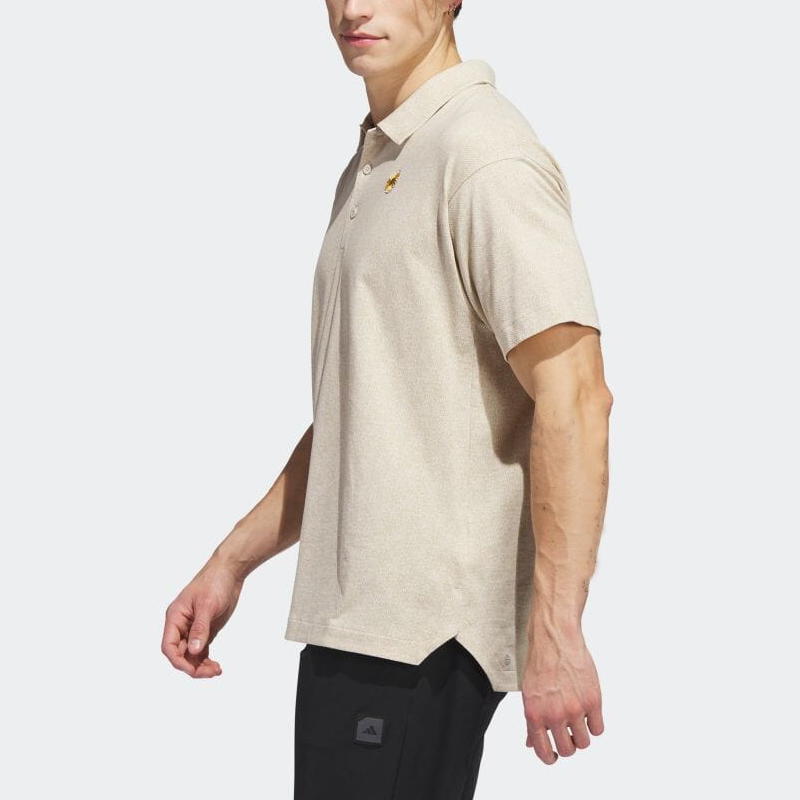 Adicross Burning Cart Society Polo Shirt 'Clear Brown' HS5613