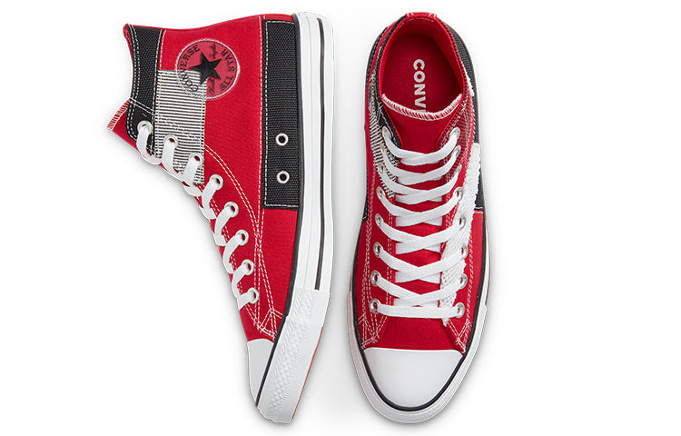 Converse Chuck Taylor All Star High 'Patchwork - University Red' 168591C