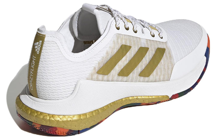 (WMNS) adidas Crazyflight 'White Gold Metallic' GY9265
