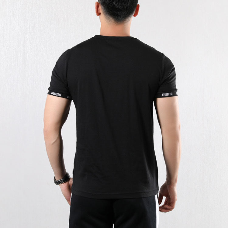 PUMA Cuff Casual Short Sleeve Black 844627-01