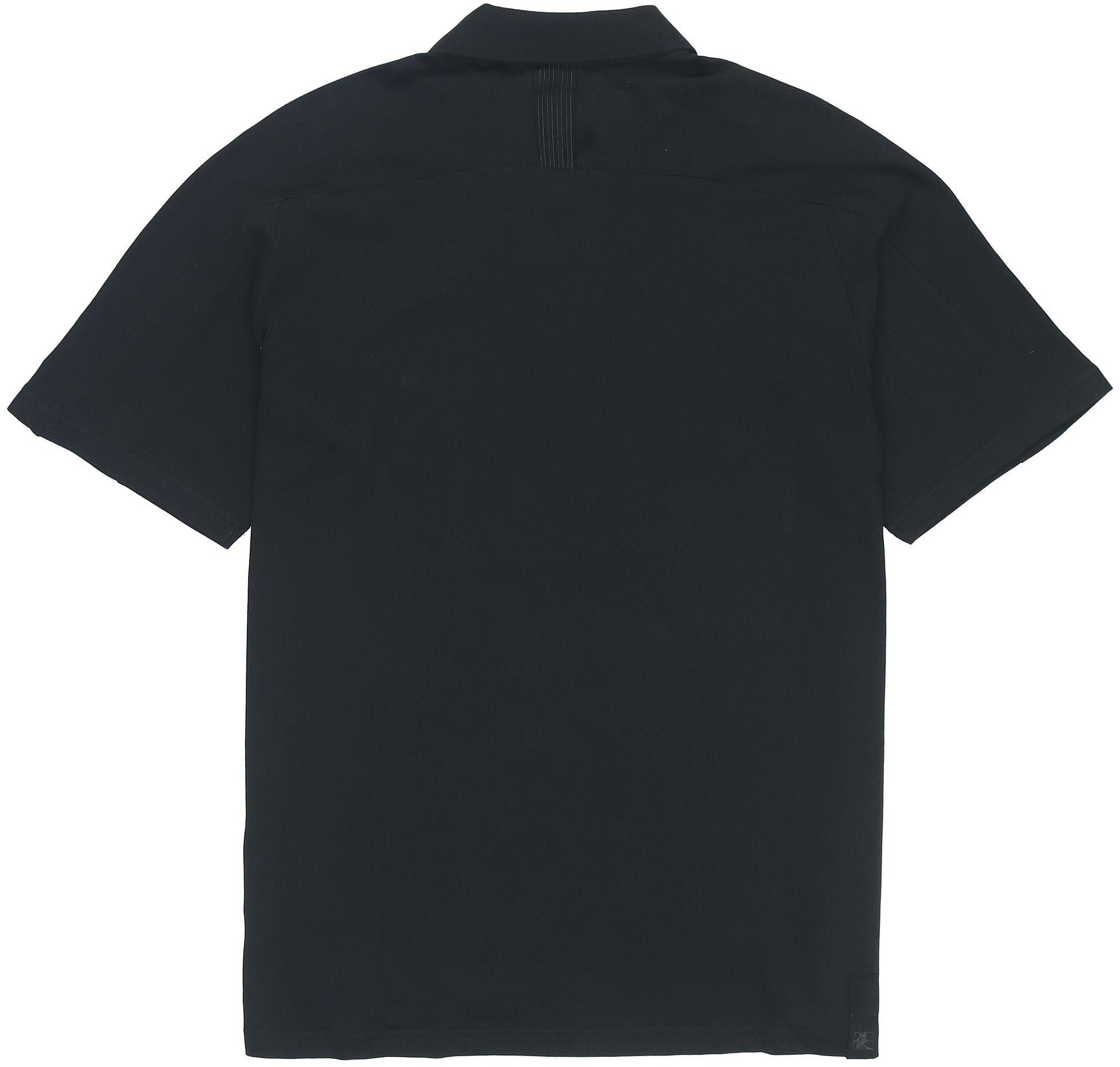 adidas Wj Solid Color Logo Micro Mark Athleisure Casual Sports Short Sleeve Polo Shirt Black HE5164