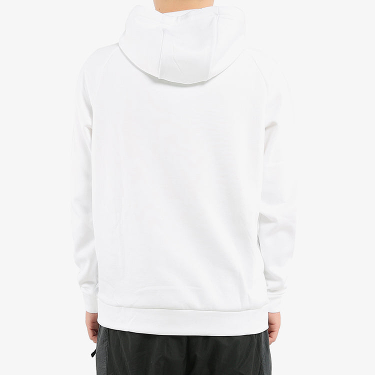 Nike logo Printing Fleece Lined Stay Warm Sports Pullover Drawstring White CK0914-100