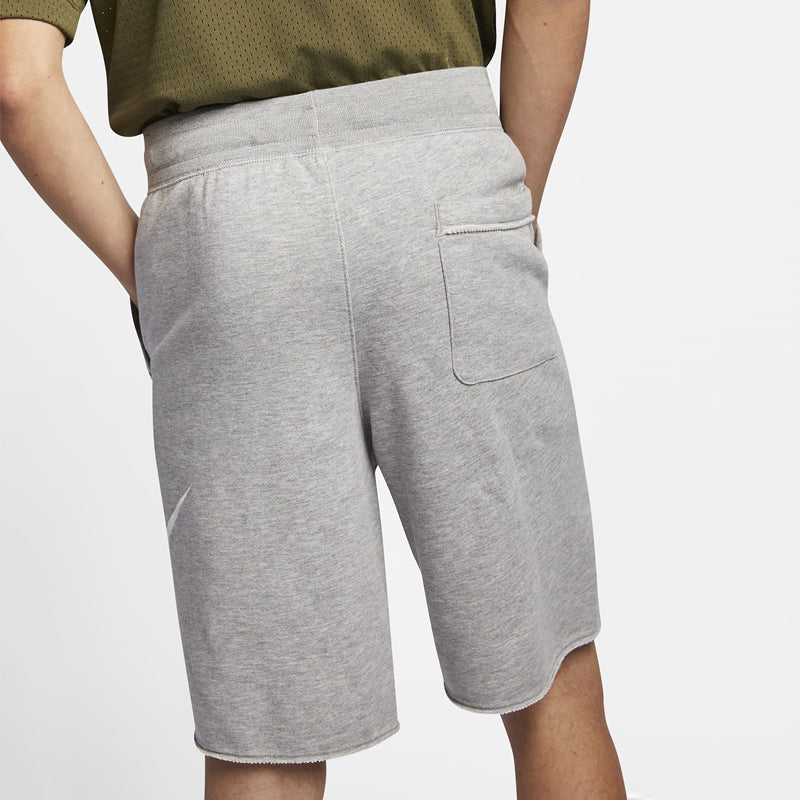 Nike Logo Printing Running Sports Short Pant Male Grey Gray AR2375-064