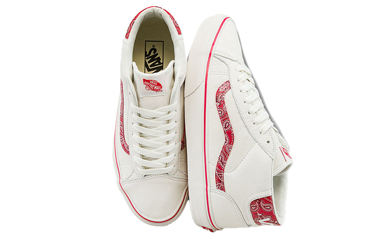 Vans Mid Skool 37 'Sport Paisley - White Red' VN0A3TKF915
