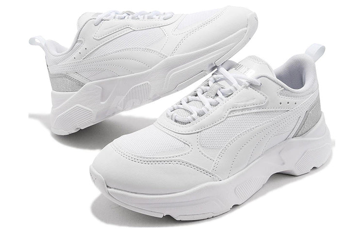 (WMNS) PUMA Cassia 'Distressed - White Silver' 387645-02