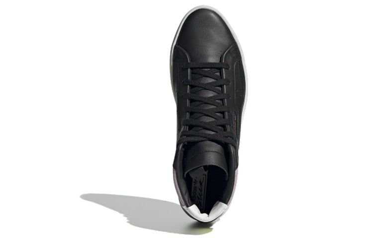 (WMNS) adidas SLEEK Mid W 'Black Purple' EE4527