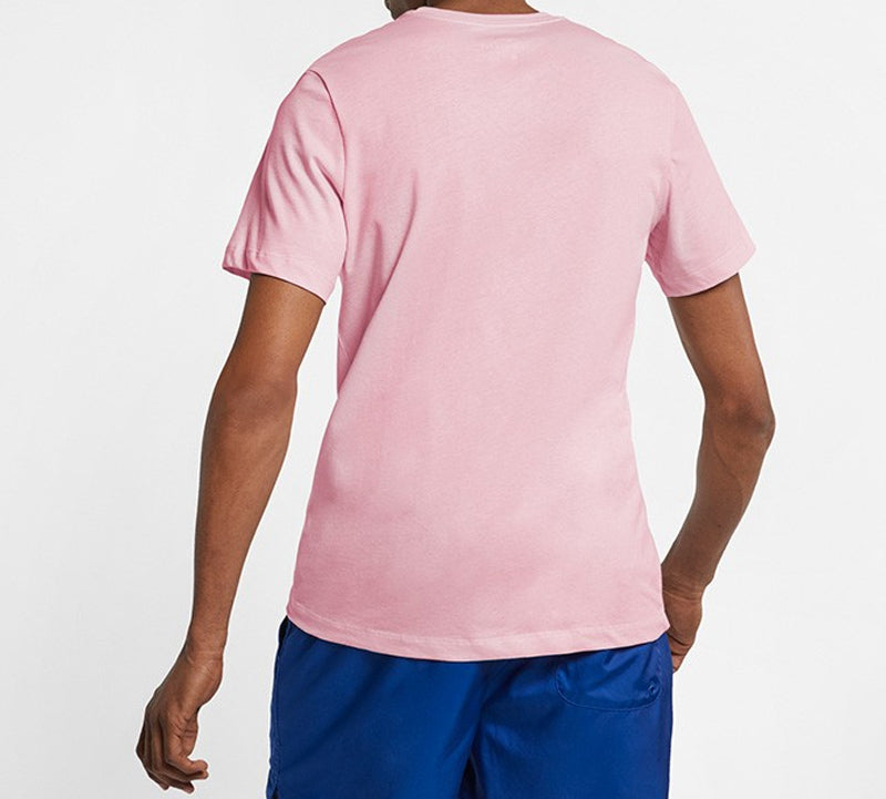 Nike Sportswear Classic Logo Printing Round Neck Short Sleeve Pink Red Pinkred AR5005-663