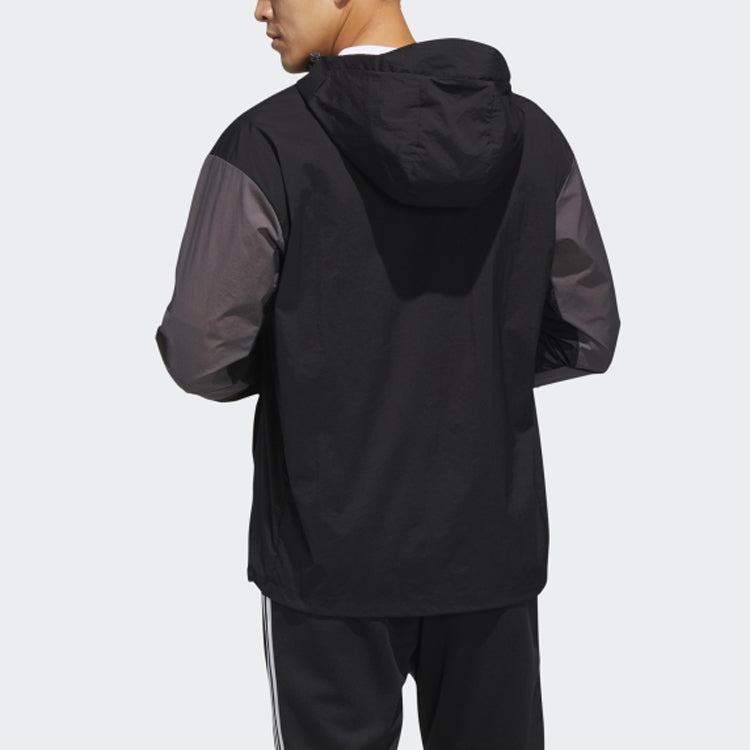 adidas Windbreaker Sports Logo Jacket Black GL5626