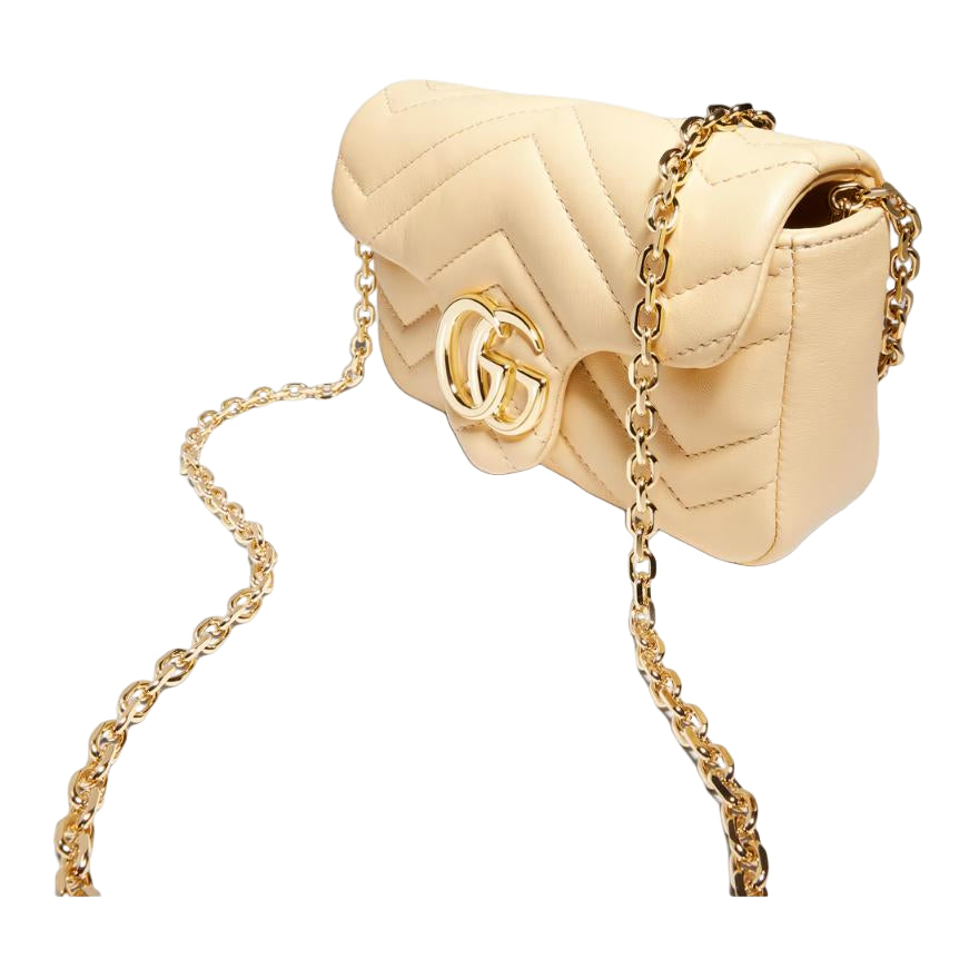 (WMNS) Gucci GG Marmont Mini Shoulder Bag 'Light Yellow' 841290-AAGUV-9305
