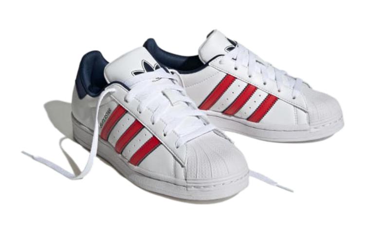 (GS) adidas Superstar 'White Scarlet Indigo' IG0249