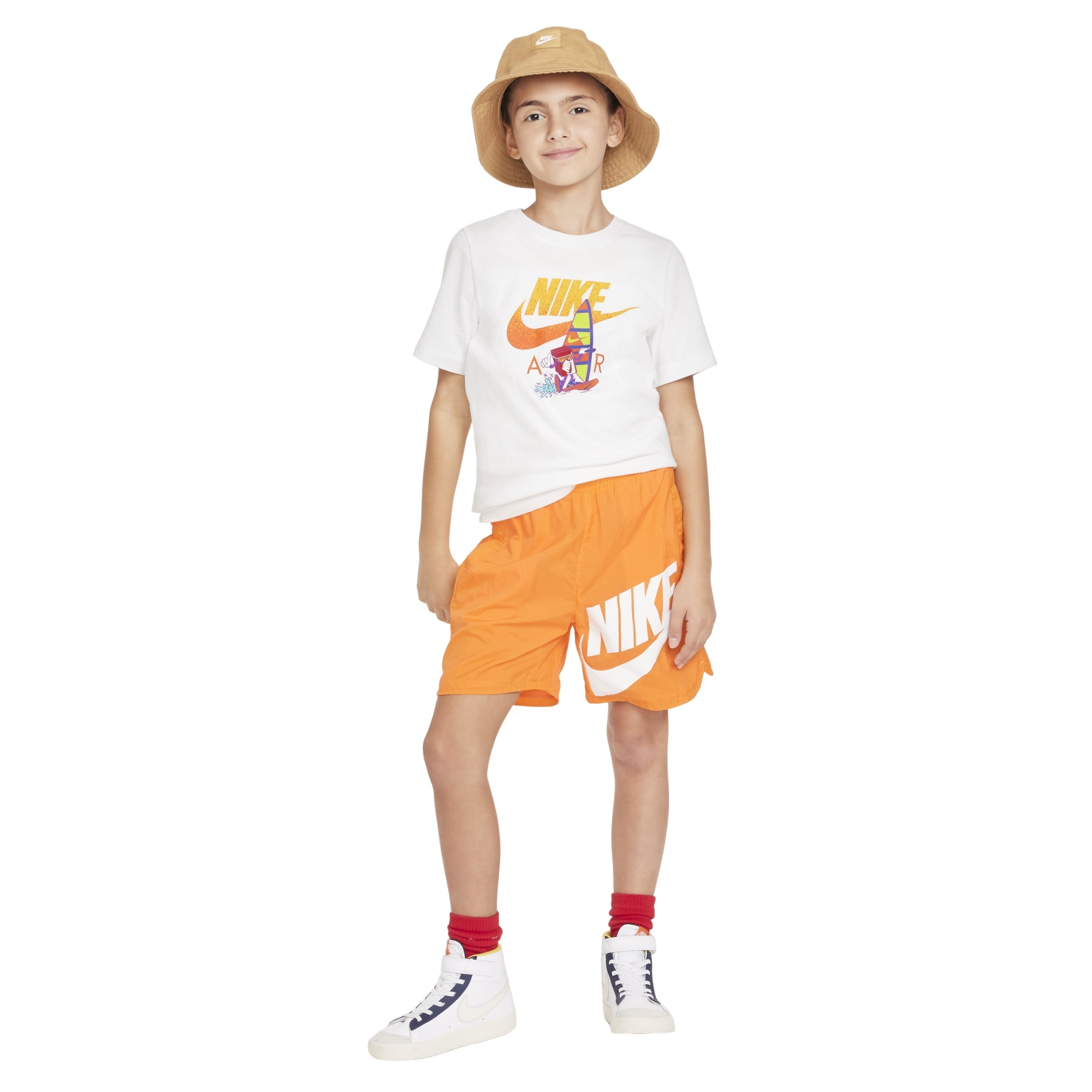 (GS) Nike Sportswear Graphic T-Shirt 'White' FV5346-100