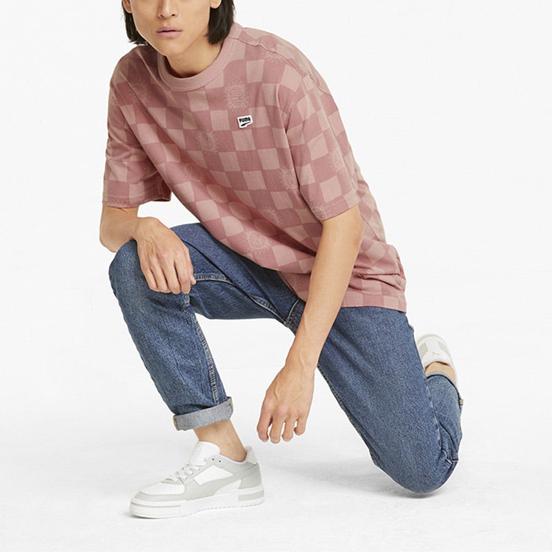 PUMA Downtown Aop Tee 'Pink' 535365-24