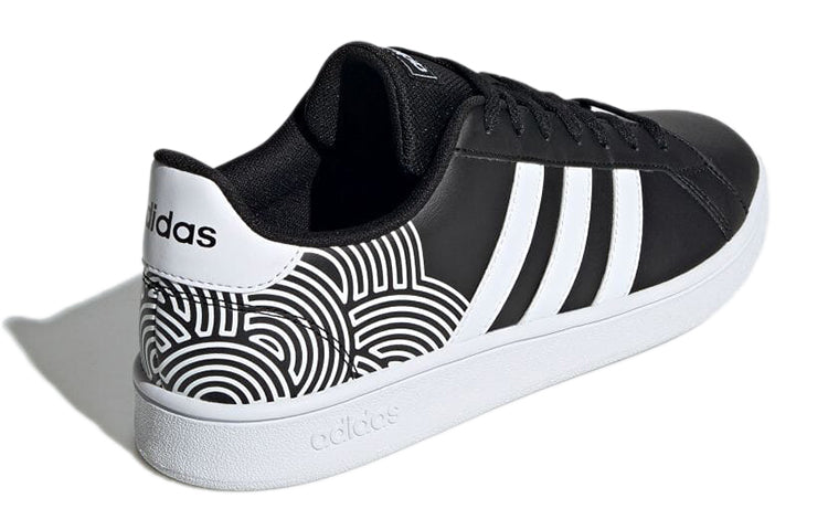 adidas neo Grand Court 'Black White Grey' FX9294