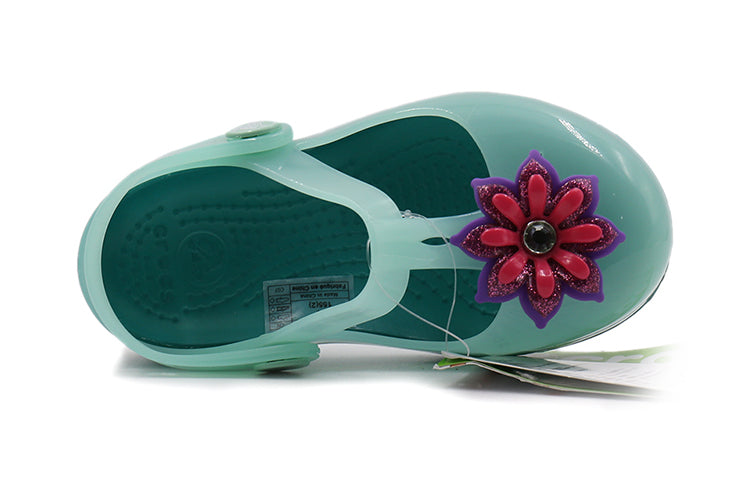 (PS) Crocs Small Crocs Green Sandals 205044-371