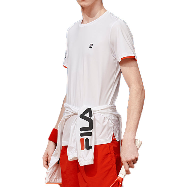 FILA Athletics Logo Printing Short Sleeve White A11M023110F-WT