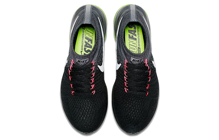 (WMNS) Nike Zoom ALL OUT Flyknit 'Black White Green' 845361-002
